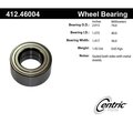 Centric Parts Standard Double Row Wheel Bearing, 412.46004E 412.46004E
